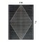 World Rug Gallery Modern Geometric Area Rug 5 ft x 7 ft Black WR91BLACK5X7 - alternate 6