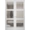 Sartodoors Hidden Double Doors, Lucia 2552 White Silk Concealed Metal Frame 64 x 84 (2* 32x84) Left Inswing LUCIA2552DMF-BEM-64x84-LH-I - alternate 1
