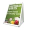 Signmission Vegetables And Fruits, 36 Inch x 24 Inch A-frame Yard Sign, Coroplast Yard Sign SBC-2436-30430 - alternate 1