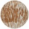 Homeroots 8' Orange And Ivory Round Abstract Washable Indoor Outdoor Area Rug 612691 - alternate 3
