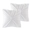 Homeroots White King Polyester 180 Thread Count Washable Down Comforter Set 528935 - alternate 2