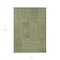 Homeroots 5' X 8' Olive Green And Beige Geometric Washable Indoor Outdoor Area Rug 596957 - alternate 5