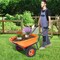 Vevor Electric Wheelbarrow Cart One Wheel 4.5 Cu Ft Powered Dump Cart 573 lbs EWB9800 - alternate 4