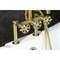 Kingston Brass 7" Center Deck-Mount Clawfoot Tub Faucet with Hand Shower, Brushed Brass AE8407RX - alternate 2