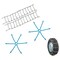 Mytee Products Snow Tire Chain Kit - Cam Tensioner Square Link Snow Tire Chains Fits w/ 19.5in Rim & 8in Wide Tires SBT31-TC195SQS-KIT - alternate 1