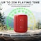 Bobtot Portable Bluetooth Speaker, Red, 10W sound, 12H battery IPX6 waterproof, TWS pairing, RGB lights 803788 - alternate 3