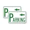 Signmission Parking with Arrow Pointing Left, 18'' X 24'' 2 Signs, Heavy Gauge Aluminum, 2PK A-1824-2PACK-23347 - alternate 1