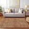 Homeroots 10' X 14' Copper And Ivory Geometric Washable Indoor Outdoor Area Rug 614070 - alternate 3