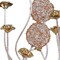 Homeroots 22" Silver And Rose Gold Metal And Acrylic Flowers Bedside Lamp 568834 - alternate 3
