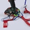 Knipex Lanyard Captive Eye Carabiner, Red; Blue 00 50 12 T BKA - alternate 3