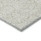 Homeroots 5' X 8' Beige And Ivory Damask Washable Indoor Outdoor Area Rug 595122 - alternate 6