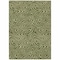 Homeroots 3' X 5' Olive Green And Light Green Abstract Washable Indoor Outdoor Area Rug 598986 - alternate 3