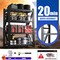 Wrightmaster 47in.*23.7in.*69in. Heavy Duty 4-Tier Garage Shelving with Adjustable Height ZoroP480396 - alternate 3