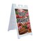Signmission Meat Market, A-Frame & 2 Decals Installed, Heavy-Duty Plastic Frame SBHD-D-2436-Meat Market - alternate 1