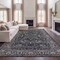 Jonathan Y Eleanor Vintage Medallion Border Non-Slip Machine-Washable Dark Gray/Multi 9 ft. x 12 ft. Area Rug VOR100J-9 - alternate 3