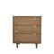 Homeroots 33" Brown Solid Wood Three Drawer Dresser 524156 - alternate 2