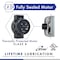 Iliving Silver 10 in. 600 CFM Electric Powered Variable Speed Wall-Mounted Shutter Exhaust Fan ILG8SF10V - alternate 2