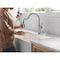 Delta Renaldi Single Handle Pull-Down Kitchen Faucet Lumicoat Arctic Stainless 9184-AR-PR-DST - alternate 3