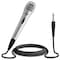 Pyle Wired Dynamic Microphone, Uni-Directional, Handheld Mic with Pop Filter, Steel Mesh Grill, 6.5 ft PDMIK1 - alternate 1