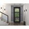 Vdomdoors Front Exterior Prehung FiberGlass Door Clear Glass See-through / Manux 8555 Matte Black Clear Glass MANUX8555EXD-BLK-W30 x H80+14-LH - alternate 3