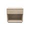 Homeroots 24" Natural Solid Wood Ribbed Texture One Drawer Nightstand 569602 - alternate 1