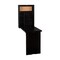 Homeroots 22" Black Secretary Desk 402078 - alternate 1