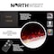 Northwest 50in Wall Mounted Electric Fireplace 10-Color LED Flames Wall Mounted Fireplace Heater 80-WSG02 - alternate 5