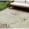 Homeroots 8' X 10' Ivory Gray And Gold Abstract Washable Indoor Outdoor Area Rug 597779 - alternate 1