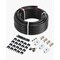 Vevor Air Compressor Line Kit 3/4'' x 100FT HDPE/Aluminum Shop Air Piping System Black CAP 100ft - alternate 1