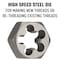 Drill America 5/16"-24 UNF HSS Hex Die DWTHSHEX51624 - alternate 3