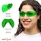 Bison Life Keystone, Safety Glasses, Anti-Scratch, Yellow & Green Lens, Frameless, 12 PK BL-KSSG1-CLCT-YGR-12 - alternate 5