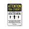 Signmission Public Safety, Yoga Students Practice Social Distancing, 18in X 12in Aluminum, OS-NS-A-1218-25360 OS-NS-A-1218-25360 - alternate 1