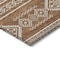Homeroots 8' X 10' Orange And Ivory Southwestern Washable Indoor Outdoor Area Rug 593711 - alternate 3