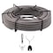 Vevor Drain Cable Sewer Cable 100Ft 1/2In Drain Cleaning Cable Auger Snake Pipe 100ft*1/2 - alternate 1
