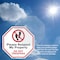 Signmission Please Respect My Property Do Not T, 6 inch X 6 inch, Plastic Sign, 2PK OC-P-2PACK-6-128 - alternate 4