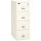 Fireking 4 Drawer, 2 Hr Fire & Impact Rated, Vertical, 31" depth Letter Ivory White 4-1956-2IW - alternate 1