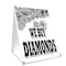 Signmission We Buy Diamonds, 36 Inch x 24 Inch A-frame Yard Sign, Plastic Sign SBC-2436-We Buy Diamonds - alternate 1