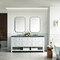 James Martin Vanities Breckenridge 72'' D Vanity, Bright White w/ Parisien Bleu Top w/FreePower Wireless Charger 330-V72-BW-FPBL - alternate 5