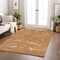 Homeroots 5' X 8' Copper Brown And Ivory Abstract Washable Indoor Outdoor Area Rug 601087 - alternate 4