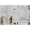 Kingston Brass Bridge Kitchen Faucet with Brass Sprayer, Polished Brass KS8252CTLBS - alternate 2