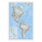 National Geographic The Americas Classic Map, Laminated, 23.75in. x 36.5in. RE00620152 - alternate 1
