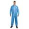 Vguard FR Coverall, 55gsm, Blue, Hood, Boots, Elastic Wrists, 3XL, 25PK BC4DA26 - alternate 1