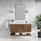 James Martin Vanities Marcello 48 in. Single Vanity, Chestnut w/ 3 CM Carrara White Marble Top D200-V48-CSN-3CAR - alternate 4