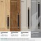 Amerock Overton 11-5/16 in 288 mm Center-to-Center Brushed Matte Black/Brushed Gold Cabinet Pull BP36685BMBBGL - alternate 3
