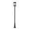 Z-Lite Hartwell 4-Light Outdoor Post Mounted Fixture, 10 in W x 116.75 H, Sand Black 5019PHBR-5011P-BK - alternate 5