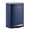 Happimess Connor Rectangular 13.2-Gallon Trash Can with Soft-Close Lid and FREE Mini Trash Can, Denim Blue HPM1006J - alternate 4