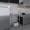 Amgood 18in D x 30in L Stainless Steel Open Base Table, 3in Casters AMG WT-1830-RCB-WHEELS-Z - alternate 3