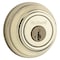 Kwikset 99800120 Deadbolt, 1 Grade, K4 Key, Metal, Polished Brass, 238 to 234 in Backset, KW1 Keyway 980 3 SMT CP - alternate 1