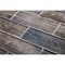 Apollo Tile Wooden Brown 11.8 in x 11.8 in Glass Glossy Floor and Wall Subway 4.83 sqft/case, 5PK APLSRA8801A - alternate 3