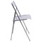 Leisuremod Menno Modern Acrylic Folding Chair, Clear MF15CL - alternate 2